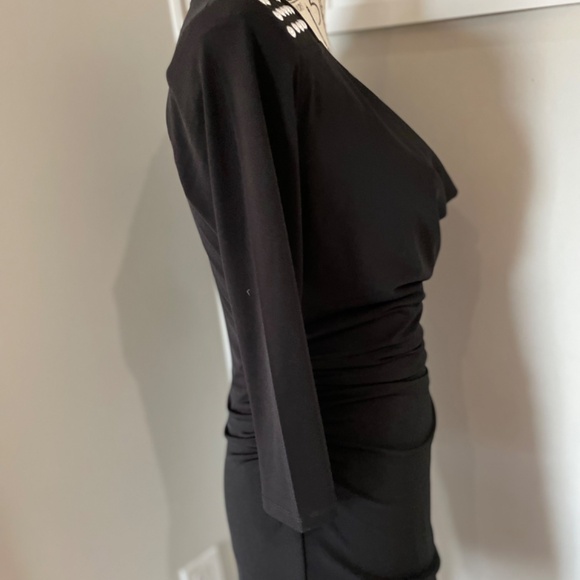 Boston Proper black Stretchy dress size 6 - Picture 5 of 13